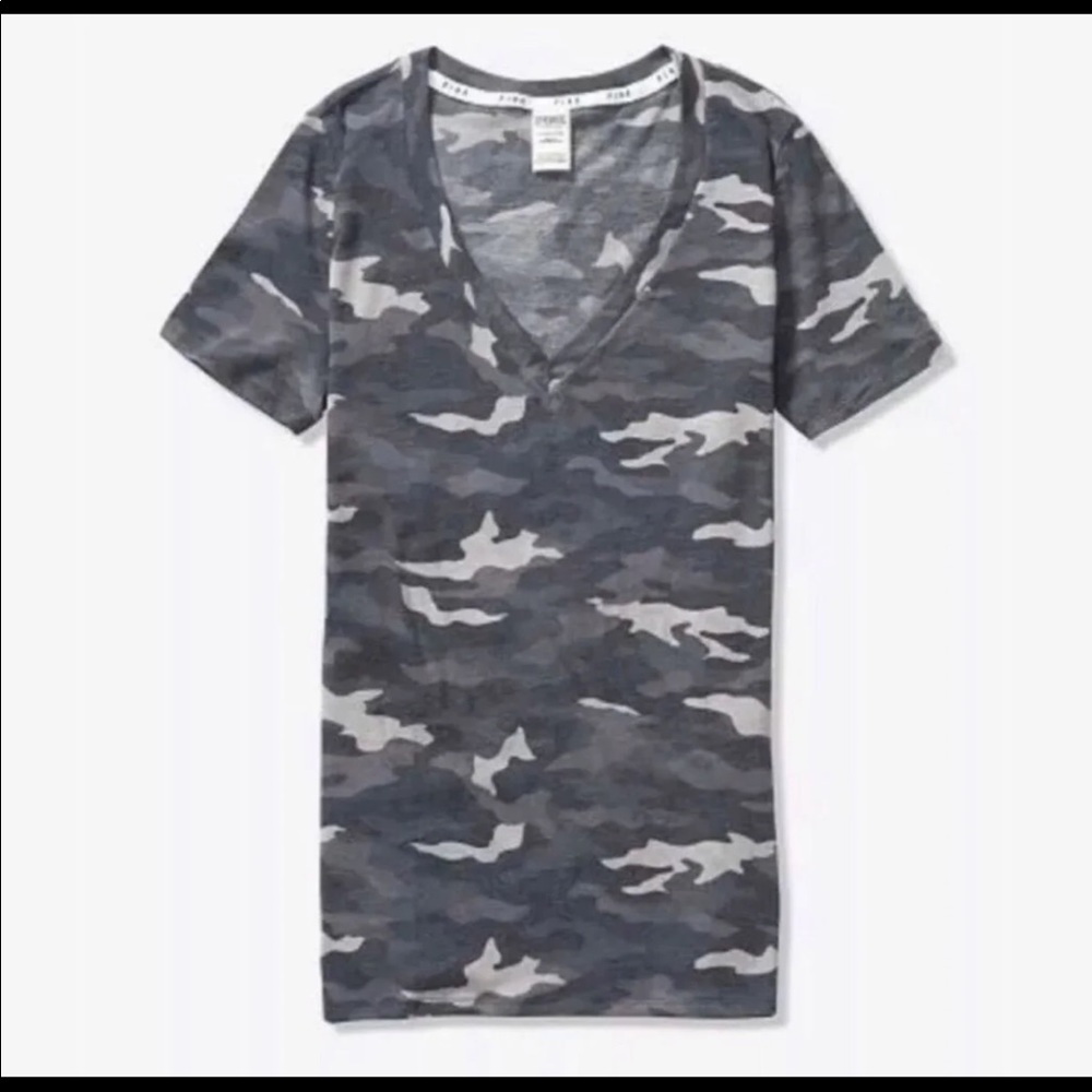 NWT✨ VS PINK the perfect crew tee Camo Large